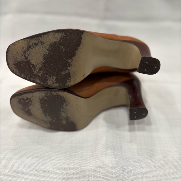 Rare vintage 80s Euro Club Granny Style Lace Up Boots Size 6-6.5 Leather - Picture 7 of 7